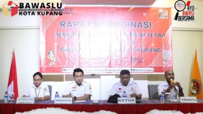 Jelang Pemilu 2024, Bawaslu Kota Kupang Gelar Pemutakhiran Data