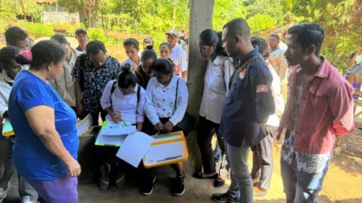 Pantarlih Nagawutung Usai Dilantik Langsung Coklit Ketua PPS Labalimut