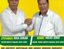 Paket SBS -HMS Resmi Bertarung Di Pilkada Malaka 2024
