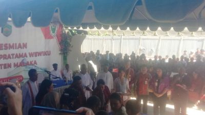 Antusias Masyarakat Hadiri Peresmian RS Pratama Wewiku Oleh Bupati Malaka