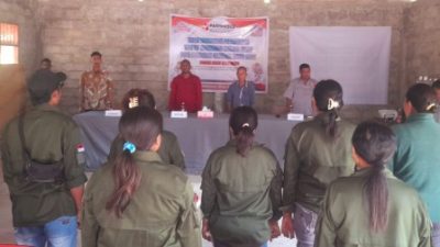 Rapat Koordinasi yang digelar Panwascam Malaka Barat yang dihadiri Komisioner Panwascam Malaka Barat.isth