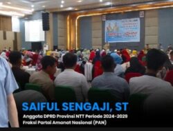 Saiful Sengaji Siap Bergerak Menangkan Melki-Johni di Pilgub NTT