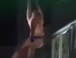 Heboh! Pria Lompat dari Hotel dan Bergelantungan di Kabel Listrik, Netizen: ‘Spider-Man Gagal’