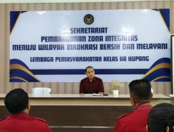 Kepala Lapas Kelas IIA Kupang Bahas Implementasi PANTAU IMIPAS dan Program Kesejahteraan Pegawai