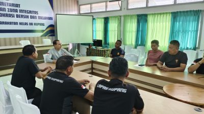 Menuju Birokrasi Bersih, Lapas Kupang Bentuk Tim Kerja Pembangunan Zona Integritas