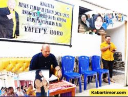 Serap Aspirasi Warga dari Fraksi Golkar, Yafet Y. Horo Gelar Reses di Kecamatan Alak-Kota Kupang