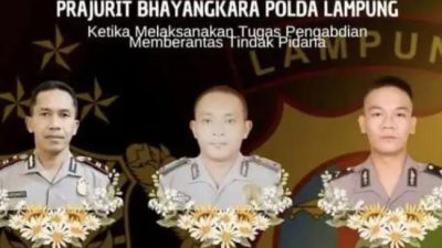 Gugur dalam Tugas, Tiga Personel Polri Dapat Kenaikan Pangkat Luar Biasa