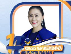 14 Tahun NasDem, Julie Sutrisno Laiskodat Kobarkan Arus Perubahan