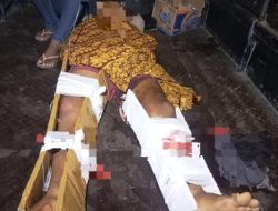 Tabrakan Keras Dua Motor di Rote, Satu Patah Kaki