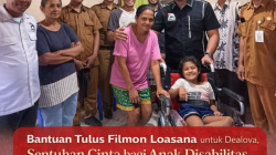 Tanpa Pamrih! Filmon Loasana Bantu Anak Disabilitas di Namosain
