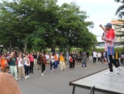 Johni Asadoma Ajak Warga Hidup Sehat dan Siap Sambut PON 2028