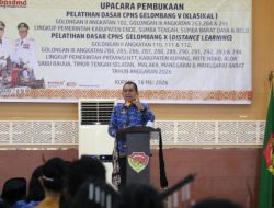 Buka Latsar CPNS, Gubernur Melki: ASN Harus Adaptif, Profesional dan Melayani Publik