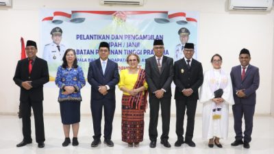 Lantik Kepala Bapenda, Ini Harapan Gubernur Melki Laka Lena