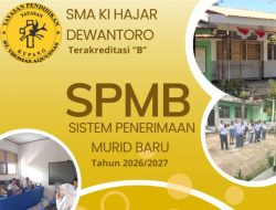 Buka Pendaftaran Siswa Baru, SMA Ki Hajar Dewantoro Juga Terima Murid Pindahan