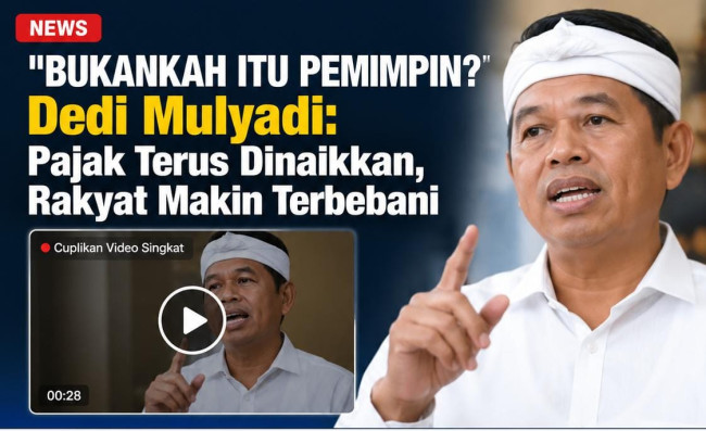 Dedi Mulyadi: Pajak Naik, Rakyat Terbebani, Bukankah Itu Pemimpin? 1 IMG 20260726 WA0094