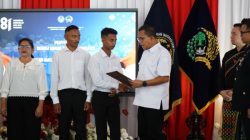 Gubernur Melki Ikuti Upacara HUT RI dan Serahkan Remisi bagi Warga Binaan di LPKA Kupang 