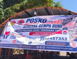 Untuk Flores : Dana Kemanusiaan di saldo Penampungan Bencana Pemprov NTT Capai Rp4,35 Miliar