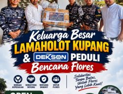 Keluarga Besar Lamaholot Kupang Peduli Bencana, Bersama TNI AU Salurkan Bantuan untuk Korban Gempa Flores