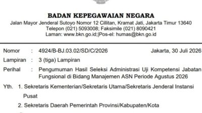 Menuju ASN Profesional, BKN Umumkan Hasil Seleksi Administrasi 9 Screenshot 20260801 1702542