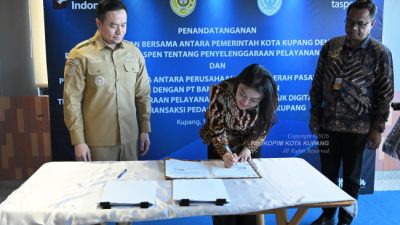 Pasar Kota Kupang Naik Kelas, Pemkot Gandeng Bank Mandiri Taspen Perkuat Transaksi Digital 9 IMG 20260918 WA0069