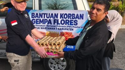 Tanpa Bedakan Organisasi, PWI NTT Bantu 24 Jurnalis di 7 Kabupaten Terdampak Gempa Flores 9 IMG 20260925 013941